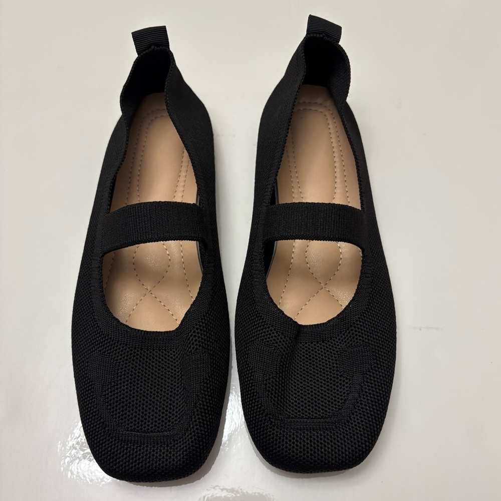 Unbranded Black Ballerina Flat Shoes Sz 39